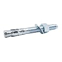1/2 Concrete Anchors, 1/2 Wedge Anchors Bolts, 3-3/4" L, 10 Pcs