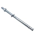 1/2 Concrete Anchors, 1/2 Wedge Anchors Bolts, 10" L, 2 Pcs