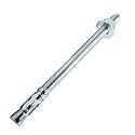 1/2 Concrete Anchors, 1/2 Wedge Anchors Bolts, 7" L, 20 Pcs