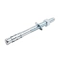 1/2 Concrete Anchors, 1/2 Wedge Anchors Bolts, 6" L, 4 Pcs