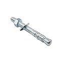 1/2 Concrete Anchors, 1/2 Wedge Anchors Bolts, 4-1/2" L, 10 Pcs