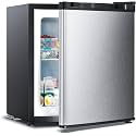 Electactic 1.2 Cu.ft Upright Freezer, Small Mini Freezer with Adjustable Thermostat, Removable Shelves, Reversible Single Door, for Bedroom/Home/Dorms/Apartment, Stainless Steel
