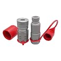 1/2″ Flat Face Connect Under Pressure Hydraulic Quick Couplers Set - 1/2″ SAE Port
