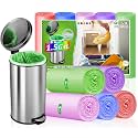 1.5 Gallon Trash Bags Small Bathroom Garbage Bags, 120 Count