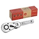 1/2 Inch Drive Stubby Ratchet Flex Head Ratchet 5.9"/150mm