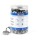 250PCS 1/2 Inch Pex Crimp Rings, 304 Stainless Steel Pex Fittings