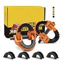 1/2 Safety Chain Connector Link, 2pack Hammerlock Coupling Link for Trailer Chains Connect, Drop Forged Steel, 12000 lbs Load Capacity, Tow Hitch Safety Chain Connector Link, Orange