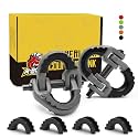 1/2 Safety Chain Connector Link, 12000lbs Capacity, 2pack Hammerlock Coupling Link for Trailer Chains Connect, G80 Drop Forged Alloy Steel Tow Hitch Safety Chain Connector Link, Grey