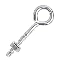 1/2” x 2” Long Stainless Steel Threaded Eyebolts, T316 Marine Grade – Lot of 100