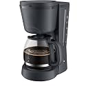1.2L Drip Coffee Maker Machine | 10-Cup Automatic Coffee Machine with Glass Carafe | Auto Shut-Off, Keep Warm Plate, Anti-Drip Design | Filter Coffee Maker for Home, Office & Café