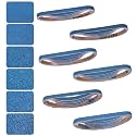 1/2x18 Inch Sanding Belts 42 Pcs 6 Grits Sizes (7 Each of 40/60/80/120/150/240 Grits) Heavy Duty Belt Sander Zirconia Belt Sander Paper for Wood, Metal, Stainless Steel, Cars, and Furniture