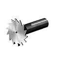 1" Diameter 5/32" Wide HSS Keyseat Cutter, Straight Tooth, High Speed Steel, Narrow Width, Super Tool, 26139, USA Made