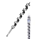 1" X 11.8" Auger Bit for Wood, 26x300mm Hex Long Auger Drill Bit