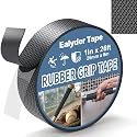 1" x 26FT Rubber Grip Tape Black Ultra-Thin Anti-Slip Tape for Handles