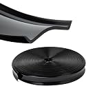 1'' RV Trim Molding Insert, 100Ft Black Vinyl Flexible Molding Trim