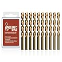 1/4"(10pcs) Cobalt Drill Bit Set M35 HSS Jobber Length