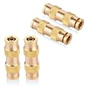 1/4" Air Brake Line Fitting, DOT Brass Push to Connect Fitting