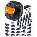 1/4" Air Line Tubing Kit, 100FT SAE J844 PA Nylon Air Hose Tubing
