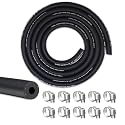 1/4 ID Fuel Line Hose NBR Rubber Gasoline Tube 10 FT, 300PSI Pressure