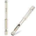 1/4 inch Diamond Hole Saw, Wet Use, 1/4" Diamond Drill Bit for Porcelain Tile Glass Granite Ceramic Marble Stone, 6mm Tile Bits x 2 Pack (1/4" Hex Shank)