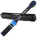 1/4'' Newton Meter Torque Wrench, Bike Torque Wrench 1/4 3-25 NM/22.6-221.3 IN.LB，Dual-Direction Adjustable 72 Tooth Drive Small Torque Wrenches for Bike, Motorcycle and Car Repair