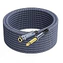 1/4 TS Male to Female Extension Cable 10ft, Guitar Extension Cable for Keyboard,Amplifier,Mixer,CD Player