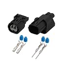 1/5/10/20/50Sets 2Pin Automotive Water Proof Electric Wire Harness Male Female Wiring Connector Plug 6188-0590 6189-0891(2p Female Male B,20 Sets_2P)