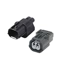 1/5/10/20/50Sets 2Pin Automotive Water Proof Electric Wire Harness Male Female Wiring Connector Plug 6188-0590 6189-0891(2p Female Male A,50 Sets_2P)