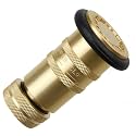 1.5" NH/NST Fire Hose Nozzle, Brass Fire Equipment Spray Jet Fog Nozzle, Max. 100psi