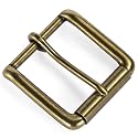1.5'' Brass Single Prong Belt Buckle, Unisex
