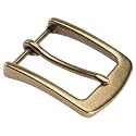 1.5'' Brass Single Prong Belt Buckle, Unisex