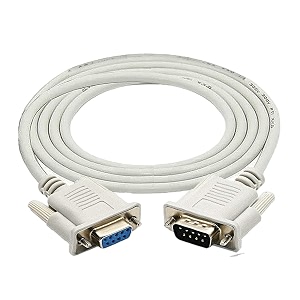 15 meters db9 rs232 9 pin male to 9 pin female serial cable converter extension cable for data communication white db9f2f150