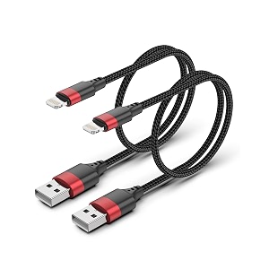 1.5ft Lightning Cable MFi Certified Braided 2