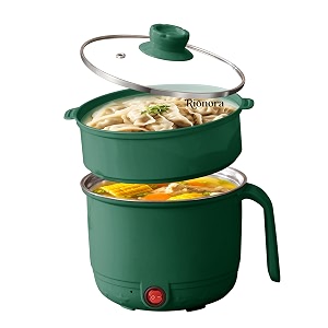 1.5L Electric Multipurpose Cooking Kettle with Steamer
