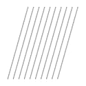 1.5mm x 200mm 304 Stainless Steel Round Rod, Metal Solid Shaft Rods Lathe Bar Stock for DIY Crafts Model Car Helicopter Airplane 10pcs