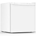 Electactic 1.7 Cu.ft Mini Fridge, Compact Refrigerator, Single Reversible Door, Ultra Quiet, Energy Efficient for Office, Dorm, Bedroom, Apartment, White