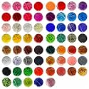 1-61 Colors Latch Hook Kit Colorful Yarn Bundles Cut Rug Yarn DIY Latch Hook for Handmake Craft Sewing Knitting for Adults (61pcs)