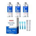 Vicpricme Metal Glue Heavy Duty Weld Metal Epoxy Glue for Metal 3Pcs