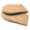1/8" (3 mm) Heel Lift, Rubber Cork, Medium (2 1/2" Wide) 1 Pair