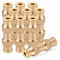 1/8" Air Brake Line Fitting, DOT Brass Push to Connect Union 10PCS