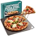 1/8" Lightweight Pizza Steel, Pre-Seasoned, 16" x 13.5"