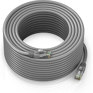 18 meter cat 6 ethernet patch cable rj45 computer network cord cat 6 patch cord lan cable utp 24awg 18m grey