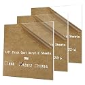 12X12 Thick Clear Cast Acrylic Sheets Plexiglass Sheets 1/8 Inch