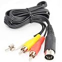 1.8M 6ft Audio Video AV Cable 9 Pin Compatible for Genesis 2 & 3