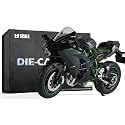 1:9 Motorcycle Model Collectible Compatible for Kawasaki Ninja H2