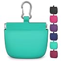 1 Cup Silicone Dog Training Treat Pouch(Turquoise)