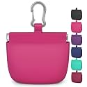 1 Cup Silicone Dog Training Treat Pouch (Hot Pink)