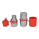 1″ Flat Face Hydraulic Quick Couplers Set - 1″ SAE Port