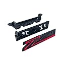 1 Grille Z71 Off Road Front Emblem 3D Badge Compatible with 2019-2025 Silverado Tahoe Suburban RST 1500 HD 2500 HD 3500HD 84384428 Offroad (Redline)