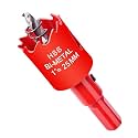 1 Inch / 25mm Hole Saw for Wood, Plastic Board, Ceiling,Drywall, and Metal Sheet - HSS Bi-Metal Hole Cutter with Pilot Drill Bit
